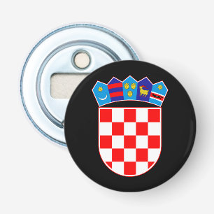 Croatia coat of arms bottle opener