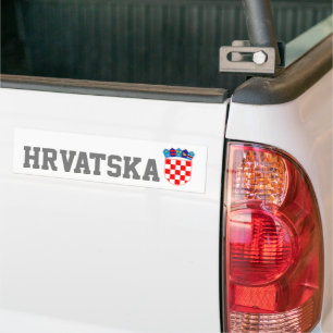 Croatia coat of arms bumper sticker