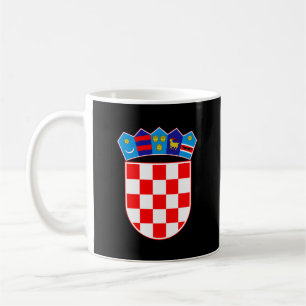 Croatia coat of arms coffee mug