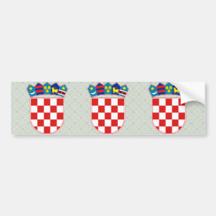 Croatia Coat of Arms detail Bumper Sticker