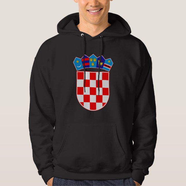 Croatia coat of arms hoodie (Front)
