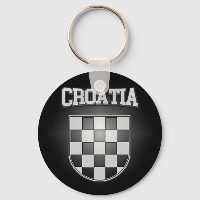 Croatia Coat of Arms Key Ring (Front)