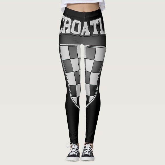 Croatia Coat of Arms Leggings (Front)
