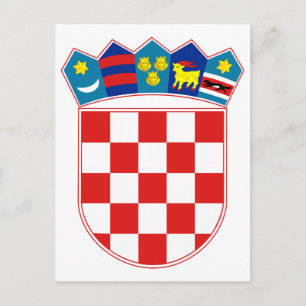 Croatia Coat of Arms Postcard