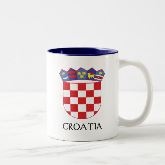 Croatia Coat of Arms Two-Tone Coffee Mug