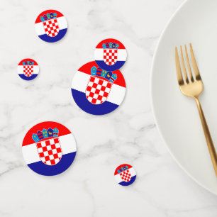 Croatia Confetti, party, Croatian Flag Confetti