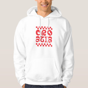 Croatia country logo design hoodie