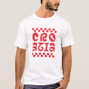 Croatia country logo design T-Shirt