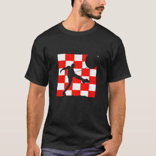 Croatia Croatia Flag Croatian Soccer Player Croati T-Shirt