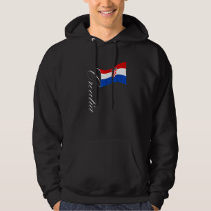 Croatia Croatian Flag Croatian Pride Croatian Root Hoodie