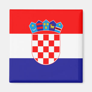 Croatia (Croatian) Flag Magnet