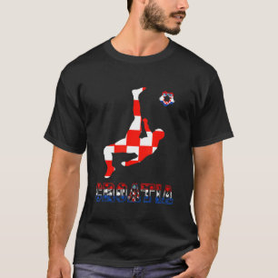 Croatia Croatian Roots Croatian Flag Croatian Socc T-Shirt
