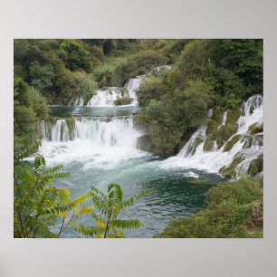 Croatia, Dalmatia, Krka Falls National Park Poster