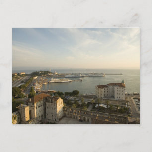 Croatia, Dalmatia, Split. View of Riva Postcard