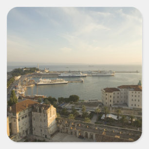 Croatia, Dalmatia, Split. View of Riva Square Sticker
