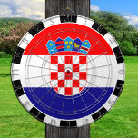 Croatia Dartboard & Croatian Flag / game board<br><div class="desc">Dartboard: Croatia & Croatian flag darts,  family fun games - love my country,  summer games,  holiday,  fathers day,  birthday party,  college students / sports fans</div>