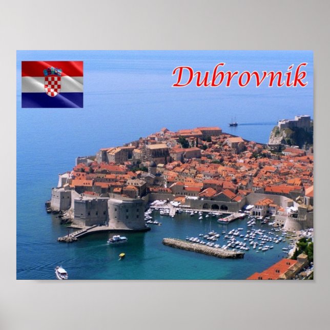 Croatia - Dubrovnik - Poster (Front)
