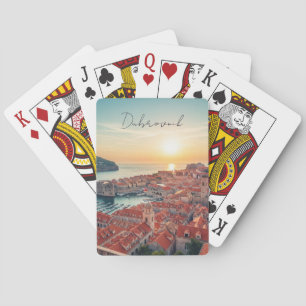 Croatia Dubrovnik Travel Playing Cards