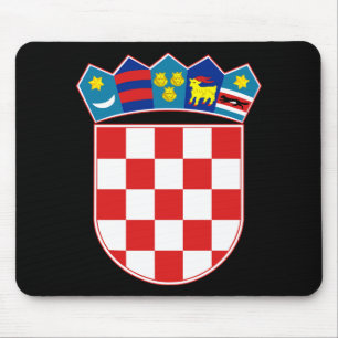 croatia emblem mouse mat