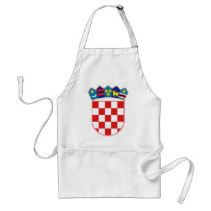 croatia emblem standard apron