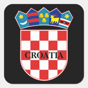 croatia emblem sticker