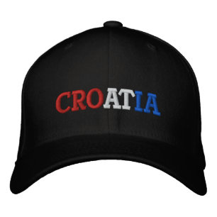 Croatia Embroidered Hat