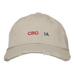 CROATIA EMBROIDERED HAT