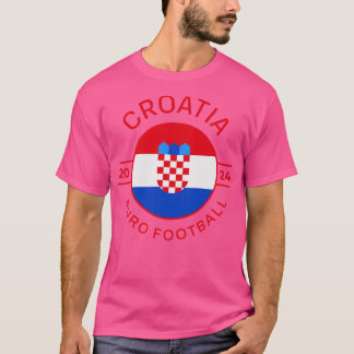 Croatia Euro 2024 Design T-Shirt