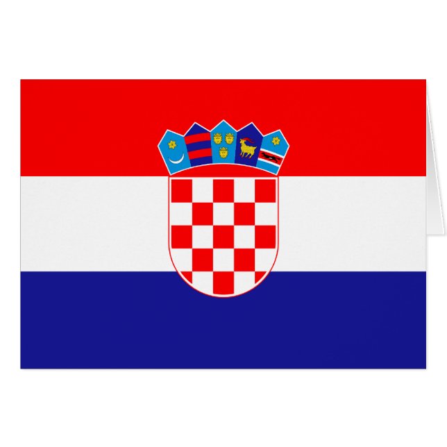 Croatia Flag (Front Horizontal)