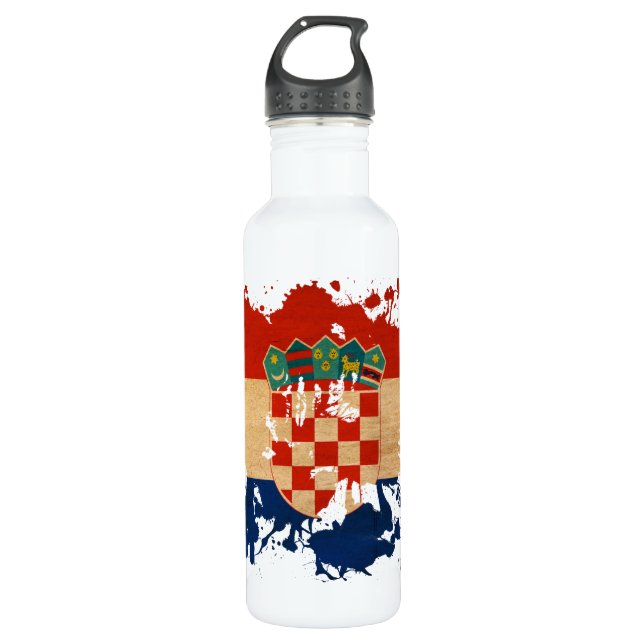 Croatia Flag 710 Ml Water Bottle (Front)