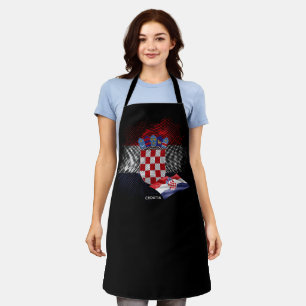 Croatia flag apron