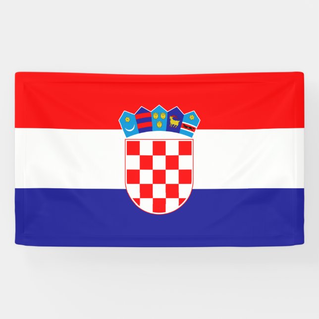Croatia flag Banner (Horizontal)