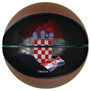 Croatia flag basketball