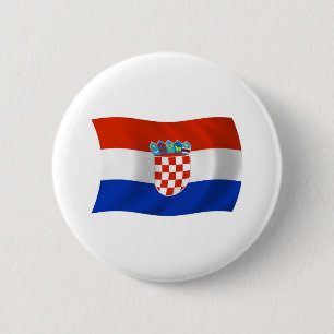 Croatia Flag Button