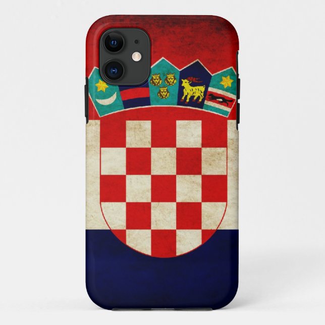 Croatia Flag Case-Mate iPhone Case (Back)
