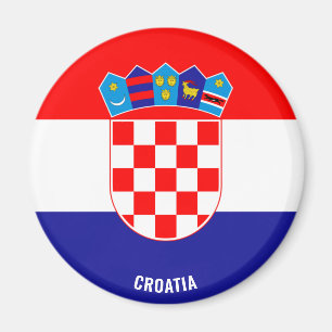 Croatia Flag Charming Patriotic Magnet