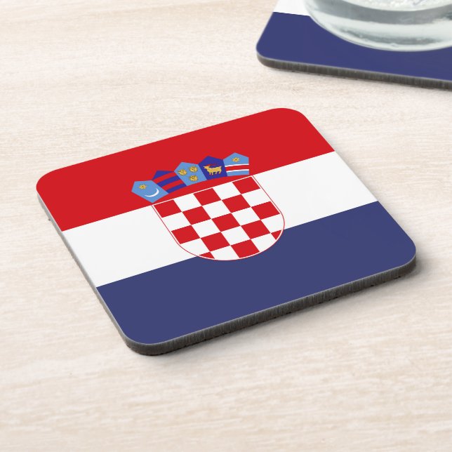 Croatia flag coaster (Left Side)