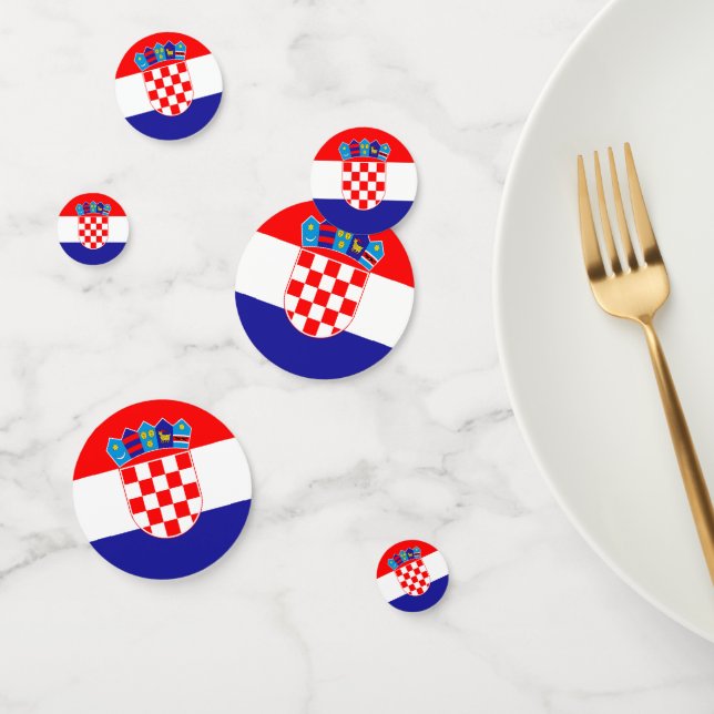 Croatia Flag Confetti (Group)