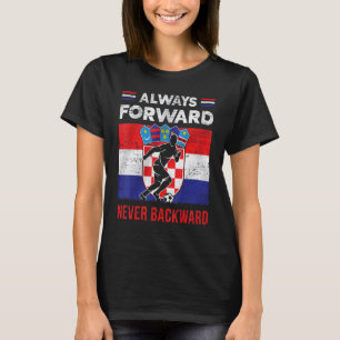 Croatia Flag Croatian Roots Hrvatske Croatia Zagre T-Shirt