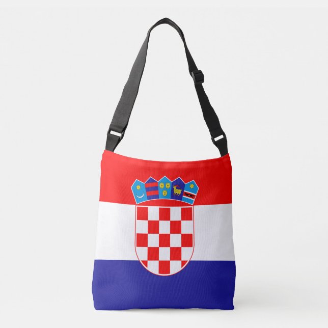 Croatia Flag Crossbody Bag (Front)