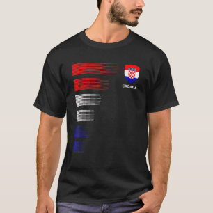 Croatia Flag Emblem Patriotic Croatian National Pr T-Shirt