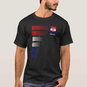 Croatia Flag Emblem Patriotic Croatian National Pr T-Shirt
