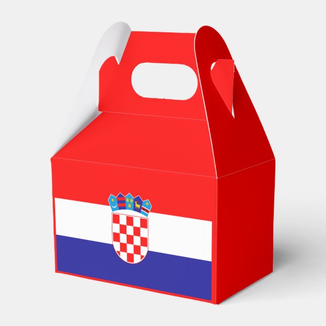 Croatia flag Favour Box (Front Side)