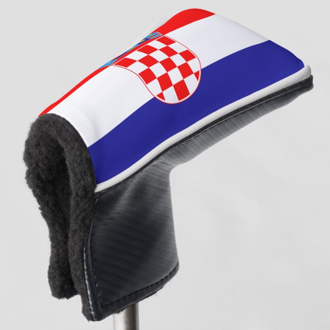 Croatia Flag Golf Head Cover (3/4 Front)