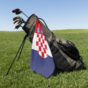 Croatia flag golf towel