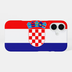 Croatia Flag iPhone 16 Case
