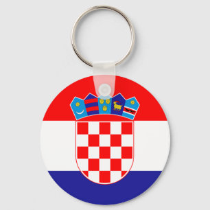 Croatia Flag Key Ring