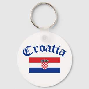 Croatia Flag Key Ring
