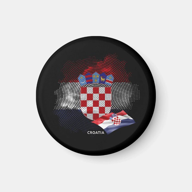 Croatia flag magnet (Front)