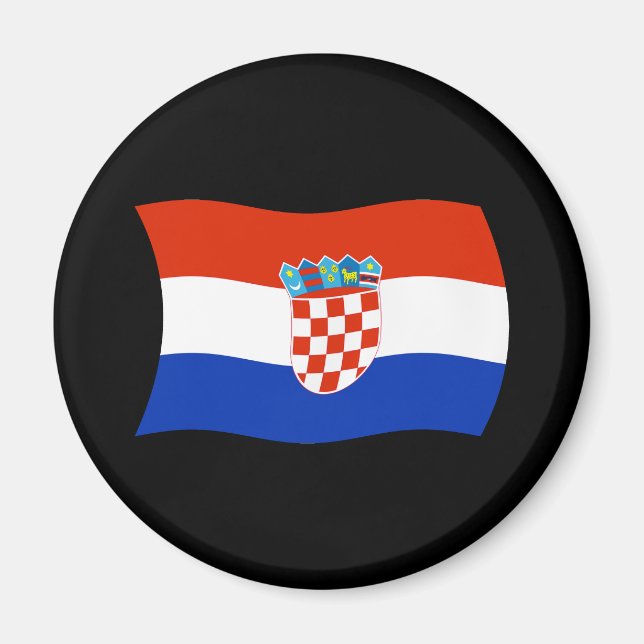 Croatia Flag Magnet (Front)